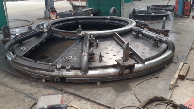 Electric arc furnace roof