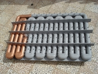 steel and copper furnace wall panel